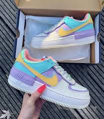 Nike Air Force 1 Shadow Pastel Multi Nike Air Shoes Jordan Shoes Girls Nike Shoes Air Force