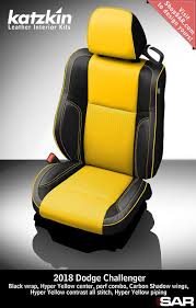 Black And Yellow Mustang Seat Covers Katzkin Custom Leather Auto Interiors Leather Seat Covers Leather Leather Seat Covers Car Seat Upholstery