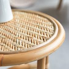 It's the exact same as it appears in the pictures and the delivery time was super fast! Round Rattan Side Table 40 Cm Living Room Furniture Tikamoon