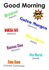 Free Good Morning In Different Languages Words In Different Languages How To Have A Good Morning Responsive Classroom