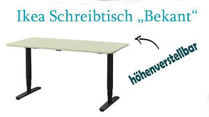 Elektrischer Schreibtisch Ikea Bekant Im Test Youtube