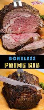 This Boneless Prime Rib Is Roasted To Perfection In The Oven For Tender And Juicy Meat That M In 2021 Cooking Prime Rib Roast Rib Roast Recipe Boneless Prime Rib Roast