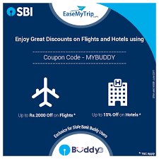 Vacations Will Now Be Hassle Free And Rewarding For Statebankbuddy Users Avail Great Discounts On Flights And Hotel Bookings T C Bank Sbi Buddy Pinteres
