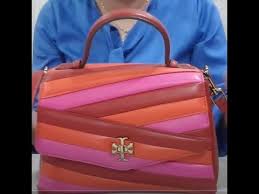 Check out our top handle satchel selection for the very best in unique or custom, handmade pieces from our handbags shops. Tory Burch Bag Kira Chevron Color Block Top Handle Satchel Review Youtube
