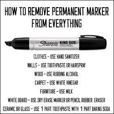 Wicca Teachings How To Remove Sharpie Cleaning Hacks Remove Permanent Marker