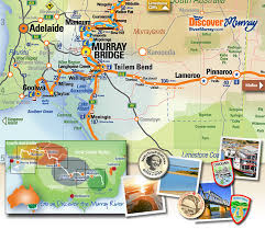 Murray River Plains Lakes Coorong Map