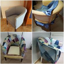 Tapiz Sillon Relooking Meuble Housse Fauteuil Cabriolet Fauteuil Crapeau