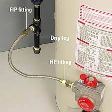 Allow the water heater to cool. Water Heater Gas Line Connection Mobile Home Water Heater