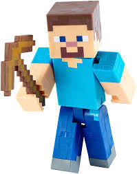 #sans undertale #minecraft #minecraft steve #undertale #sans #i know steve is canonically 6'4 but he's 5 feet now sorry jajajaa #nuggyy art #doodles #i drew these during the debate to help at the mall. Buy Minecraft Steve With Pickaxe 5 Figure Online At Low Prices In India Amazon In