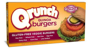 Qrunch Quinoa Burgers Reviews Info Vegan Gluten Free Gluten Free Veggie Burgers Dairy Free Quinoa Burgers Gluten Free