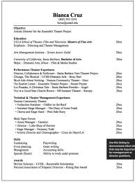 Artistic Director Resume Samples Examples Resume Cv Resume Resume Cv Theater Management