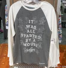 I don't want the public to see the world they live in while they're in the park (disneyland). It Was All Started By A Mouse Merchandise Line Arrives At Walt Disney World