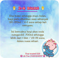 3 cara bancuh susu dutch baby supaya khasiat terpelihara. Cik Yun Haizun Sukatan Am Susu Formula Bagi Bayi Mengikut Usia