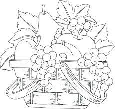 Coloring pages of fruits in a basket. Pin On Bordado Fantasia