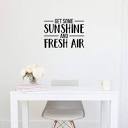 Amazon.com: Vinyl Wall Art Decal - Get Some Sunshine and Fresh Air ...