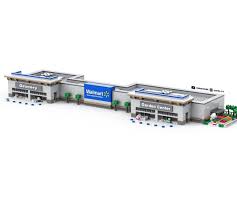To Go Along With The Target Posted Earlier This Week Had To Make A Lego Micro Walmart Supercenter Featuring A Loading Dock In The Lego City Lego Store Lego