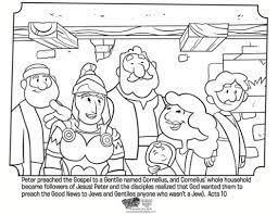 The illustration shows scenes from the early church including pentecost, paul's conversions, and the jailbreak of peter. Kids Class