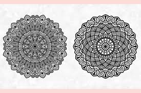 Mandala Bundle Svg Zentangle Cut Files Graphic By Vr Digital Design Creative Fabrica
