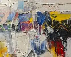 Milbrook in Yellow (Abstract painting) by