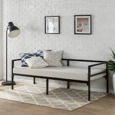 Zinus Quick Lock 30 Width Daybed With Memory Foam Mattress Set Black Walmart Com Mattress Sets Zinus Beds For Small Spaces