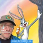 TIL despite what Bugs Bunny cartoons tell us, carrots are like candy to  rabbits and should only be fed as an occasional treat only to them; having  too much can result in