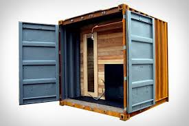 Shipping Container Is Transformed Into A Sauna By Castor Canadensis Portable Sauna Shipping Container Sauna