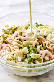 Easy Shrimp Pasta Salad Recipe Foodiecrush Com