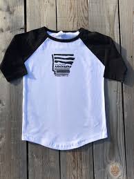 Black And White Baseball Tee Toddler Happy State Co Arkansas Mountain Scene Infant Toddler 3 4 Sleeve Raglan Baseball Tee In 2020 Feeling Shirts Raglan Baseball Shirt Raglan Baseball Tee