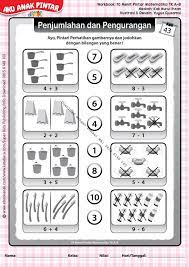 Soal latihan penjumlahan untuk anak sd modul belajar mandiri rumah. Workbook 10 Menit Pintar Matematika Tk A B Penjumlahan Dan Pengurangan 46 Ebook Anak