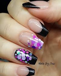 Black and purple nails purple acrylic nails acrylic nails coffin short best acrylic nails black nails short edgy nails grunge nails stylish nails swag nails. Nails By Sue Inm Acrylic Black Lights Out Ugly Facebook