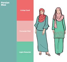 Padahal, warna kuning punya variasi gradasi lho. Tips Pilih Warna Tudung Dan Baju Raya 2020 Padanan 10 Warna Popular Sayidahnapisahdotcom