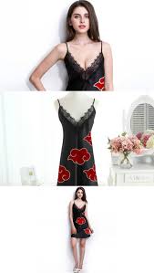 Akatsuki Nightgown Roupas Naruto Roupa Kawaii Roupa Da Akatsuki