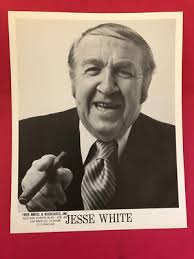 Jesse White, character actor . original vintage talent agency headshot  photo