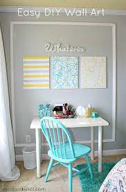 Using just painters time and some basic acrylics, you can make this layered masterpiece in a couple of hours, maybe even less. Easy Diy Canvas Wall Art Sand And Sisal