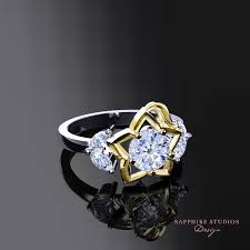 Sailor Moon White Yellow Rose Gold Sailor Moon Ring