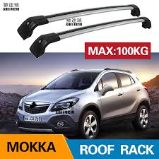 Barres De Toit En Alliage D Aluminium Pour Buick Encore Opel Mokka X Barres Laterales Rails Transversaux Porte Toit Bagages Cuv Suv 2 Pieces Aliexpress