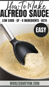 Easy Low Carb Keto Alfredo Sauce Recipe Gluten Free This Low Carb Keto Alfredo Sauce Recipe Is Easy To Make Keto Alfredo Sauce Alfredo Sauce Recipe Recipes