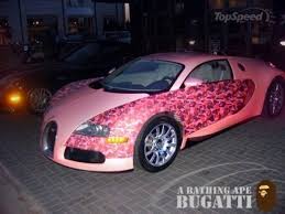 Pink Bugatti Veyron Picture Top Speed Girly Car Bugatti Veyron Pink Car