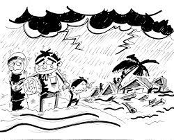 Gambar kartun islami hitam putih top gambar via 1001topgambar.blogspot.com. Contoh Gambar Mewarnai Gambar Banjir Kataucap