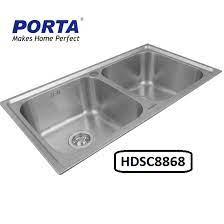 As well as from round. Porta Stainless Steel Double Bowl Sink Model Hdsc8868 Build Durable