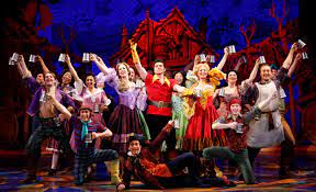 Nathaniel Hackmann As Gaston And The Cast Of Disneys Beauty And The Beast Photo By Joan Marcus Beauty And The Beast Costume Beauty And The Beast Beast Costume