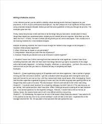 Free 4 Reflective Writing Examples Samples In Pdf Doc Examples