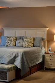 When it comes to decorating the master bedroom, and especially when you have a king sized or larger bed, the bedframe needs to make a statement, since it is a large focal point in the room. 50 Outstanding Diy Headboard Ideas To Spice Up Your Bedroom Cute Diy Projects