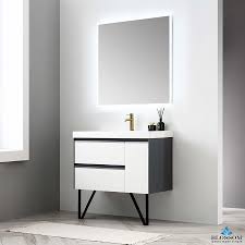 Shop allmodern for modern and contemporary black bathroom vanities to match your style and budget. Blossom Model Berlin 36 Inch Wall Mount Modern Bathroom Vanity