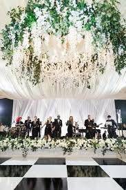 Black And White Wedding Ceremony Decorations Pin By Partyslate On 14 Feb Function In 2020 White Weddings Reception Black And White Wedding Theme Tent Wedding