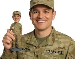 Custom Gun Bobbleheads, Personalized Shotgun Bobblehead, Custom Hunter  Bobbleheads, Custom Veteran Bobbleheads Gifts