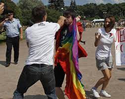 According to merriam webster homophobia is irrational fear of, aversion to, or discrimination against homosexuality or homosexuals. some people admit they are homophobic because they can't stand the lgbtq+ community, others for religious reason. Russia Sochi Games Highlight Homophobic Violence Human Rights Watch