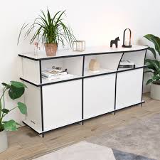 The sideboard is perfect not only as buffet cabinet in your dining room for tableware, but also suitable to be storage cabinet for books, shoes and other items or for home decor, or as a tv console, entertainment center, and storage console is also perfect. Designer Sideboards Bespoke Sideboard Form Bar