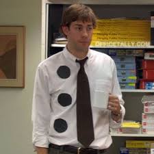 The Office Jim Halpert Halloween Costumes Officetally Page 2 Three Hole Punch Office Halloween Costumes Punny Costumes
