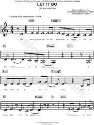 Let It Go Movie Version From Frozen Sheet Music For Beginners In A Minor Transposable Download Print Clarinet Sheet Music Piano Music Clarinet Music
